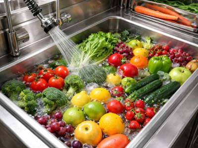 desinfeccion de verduras y frutas restaurantes cocinas profesionales